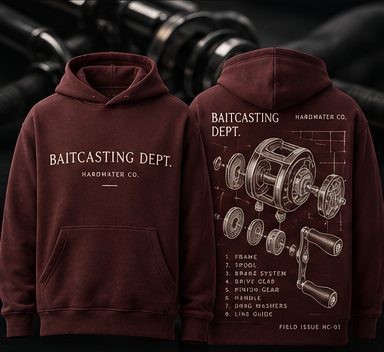 Baitcast Crew – Entwurf aus der HARDWATER Kollektion